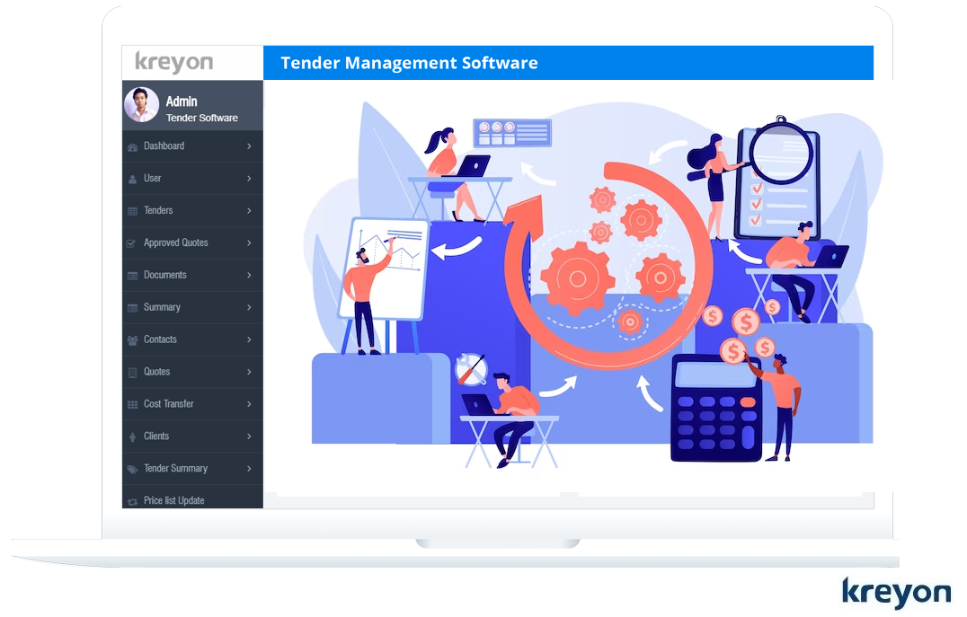 Tender management software features