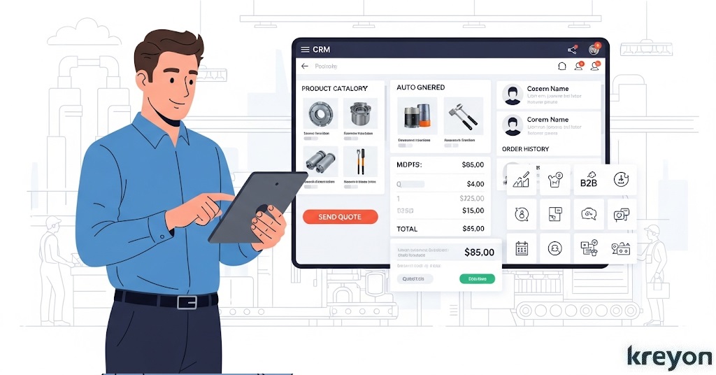 Custom CRM for Manufacturing