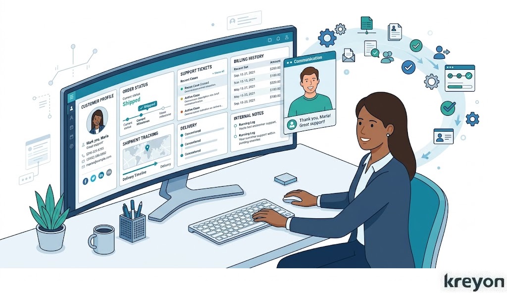 Customer 360 Portal for unified service