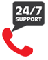 24/7 hours support